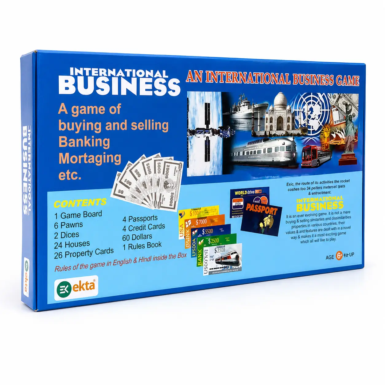 EKTA International Business Board Game for Family, Kid, Multicolor - Image 3