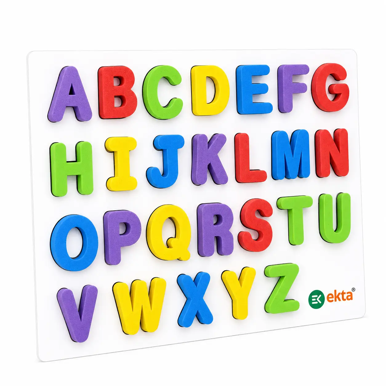 Ekta 4 in 1 ABC Magnets Pre School Learning & Educational Board Game (Multicolor) - Image 4