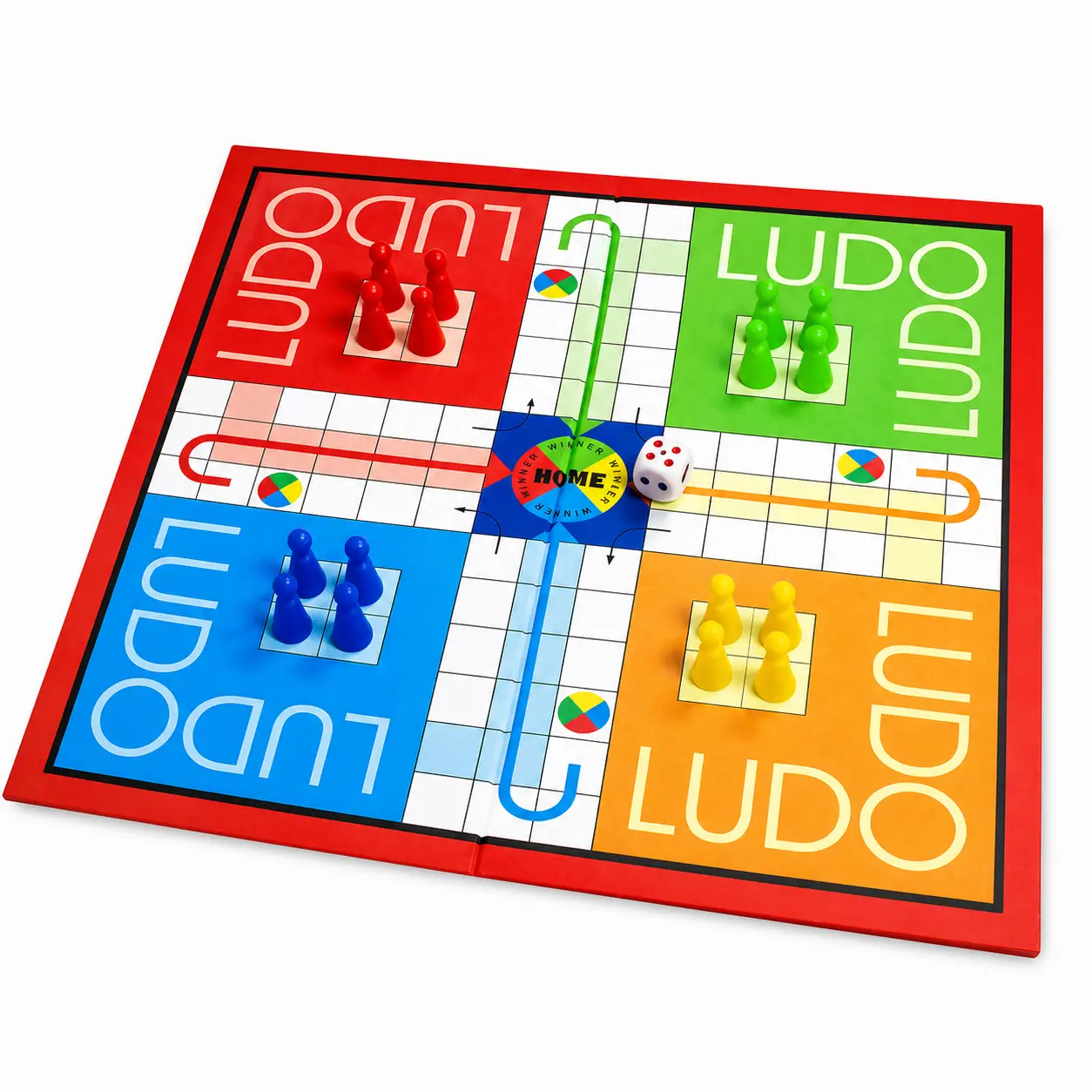 Ekta 4 in 1 Family Strategy Board Games | Tambola, Chess, Ludo and Snakes & Ladders Educational Family Games | Fun & Strategy Games Multicolor for 6+ Years or Above - Image 4
