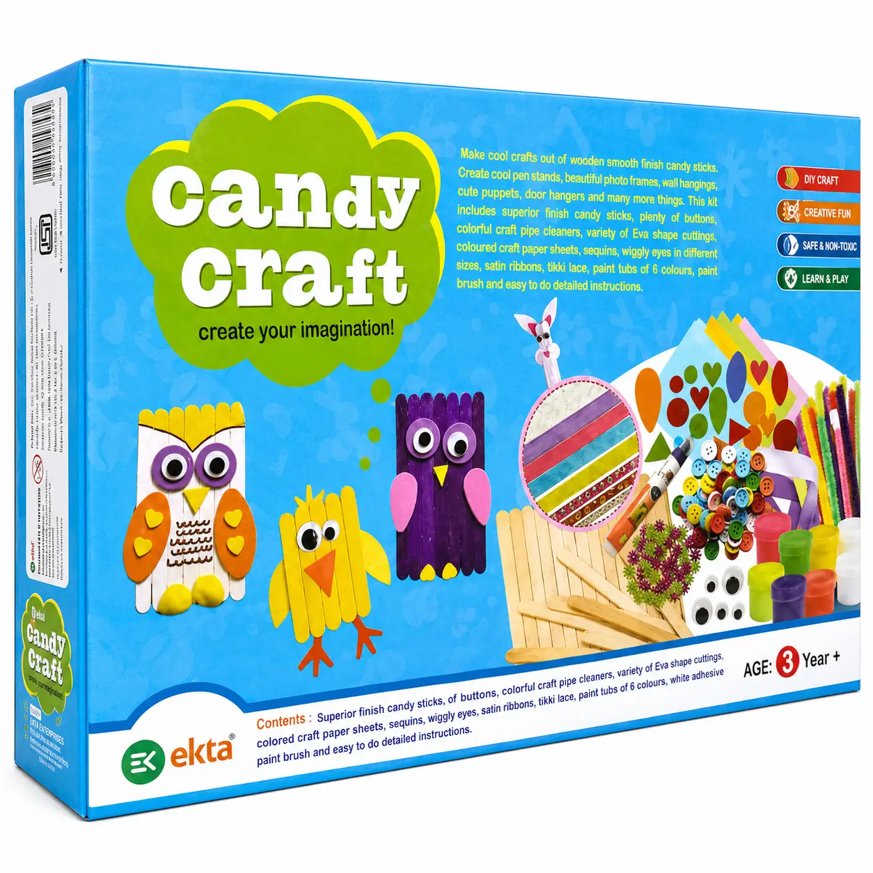 Ekta Candy Craft | Indoor Game for Kids| Multicolor - Image 2
