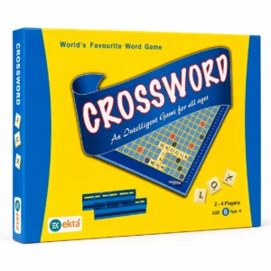 Ekta Crossword Board Game Word Games, Indoor Game, 6+ Years, Board games