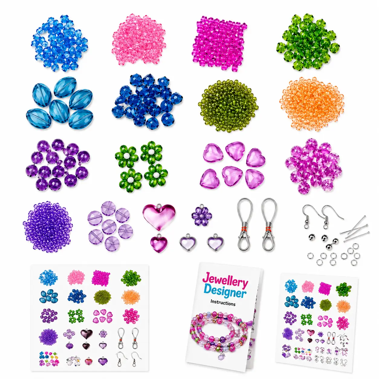 Ekta Jewellery Designer Kit For Girls Play & Fun | Gifting Toys & Game For Girls - Image 3