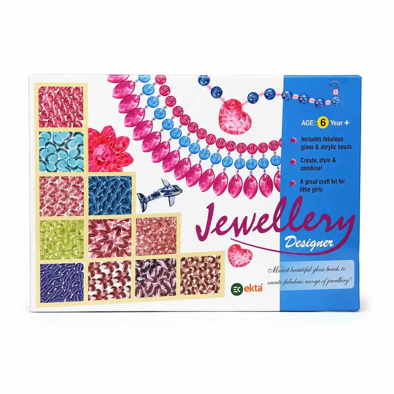 Ekta Jewellery Designer Kit For Girls Play & Fun | Gifting Toys & Game For Girls - Image 5
