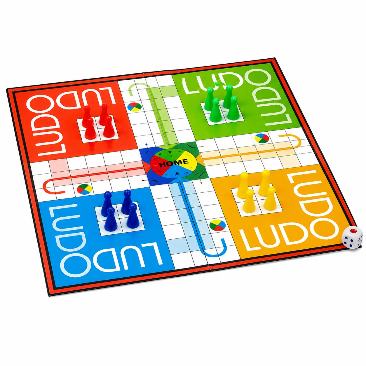 Ekta Magnetic Ludo Snakes and Ladders Board Game for Kids, Multicolor, 5+ Years, Indoor Game - Image 3