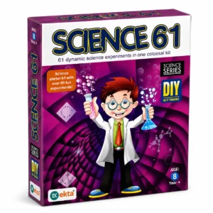 Ekta Science 61 Educational Kit | Science Project Kit for Kids | STEM Experiment Activity Set for Children For 8+ Years