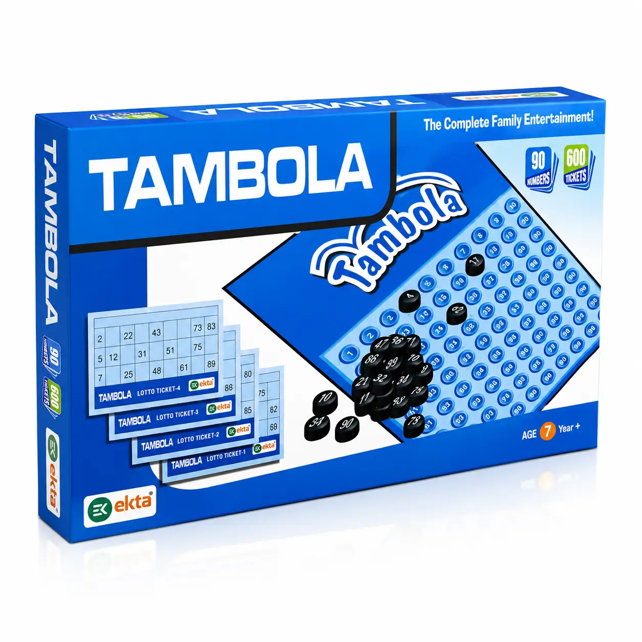 Ekta Tambola Housie Game Set 600 Tickets & 90 Numbers | Kids & Adults Party & Fun Board Game