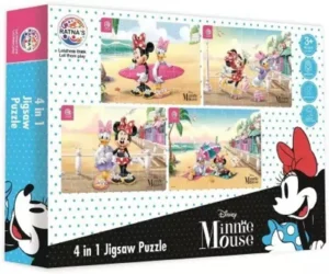 Ratna's 4 in 1 Disney Minnie Mouse Jigsaw Puzzle | 140 Pieces