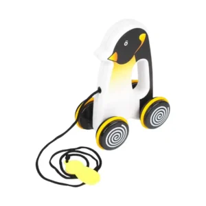 Ratna's Pengo the Penguin Pull Along Toy to Walk & Play Infant and Preschool Toys for 18 Months & Above