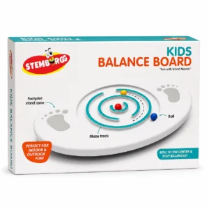 Stemburgg Kids Balance Board (5+ Years) – Indoor & Outdoor Physical Activity Wobble Board