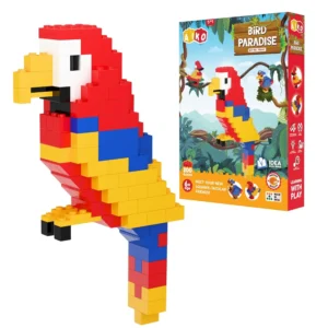 AIKO Bird Paradise | Build Your Own Bird Garden | 200 Pcs STEM Block Set (TR 002) | Jungle Series, 6Y+