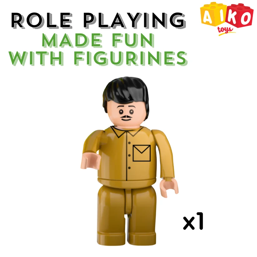 AIKO City Links | Mumbai BEST Bus Creative Building Block Set (including 1 cute figurines)| 141 Blocks, 4Y+ - Image 6