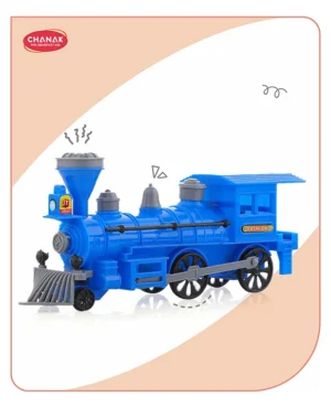 Aditi Toys Chanak Pull Back Steam Train Engine, with LED Toy for Kids, Plastic String Pull Back Train Non-Toxic and Safe for Little Kids, 3Y+