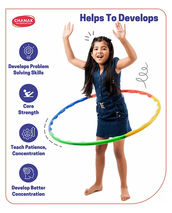 Aditi Toys Hula Hoop for Adults & Kids, Inter-Lockable 8 Pieces Exercise & Fitness Hula Hoop, Detachable Multicolor,6Y+ - Image 3