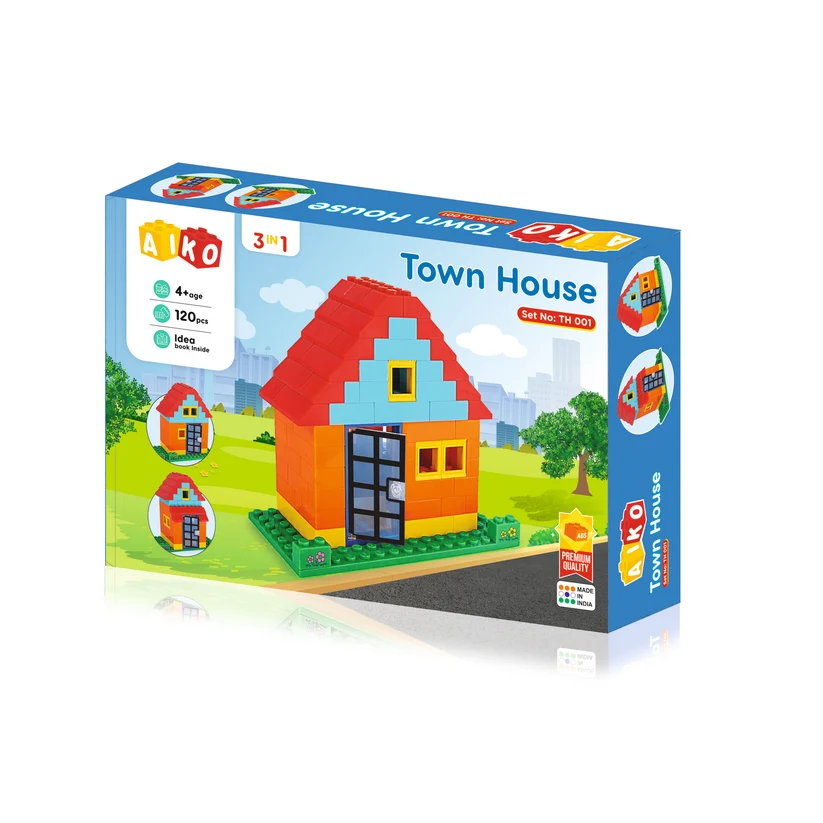 Aiko Town House Set No.01 | 120 Premium Building Blocks - Image 5