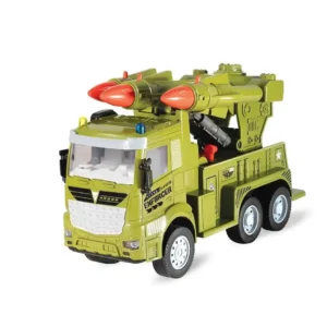 Itoys Friction Missile Truck | Light & Music | Friction Powered Truck | 3Y+