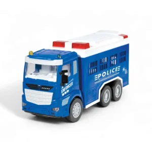 Itoys Friction Police Truck | Light & Music | Friction Powered Truck | 3Y+