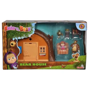 Masha and the Bear Masha and The Bear Dollhouse Playset Bear's House- Brown, 3Y+