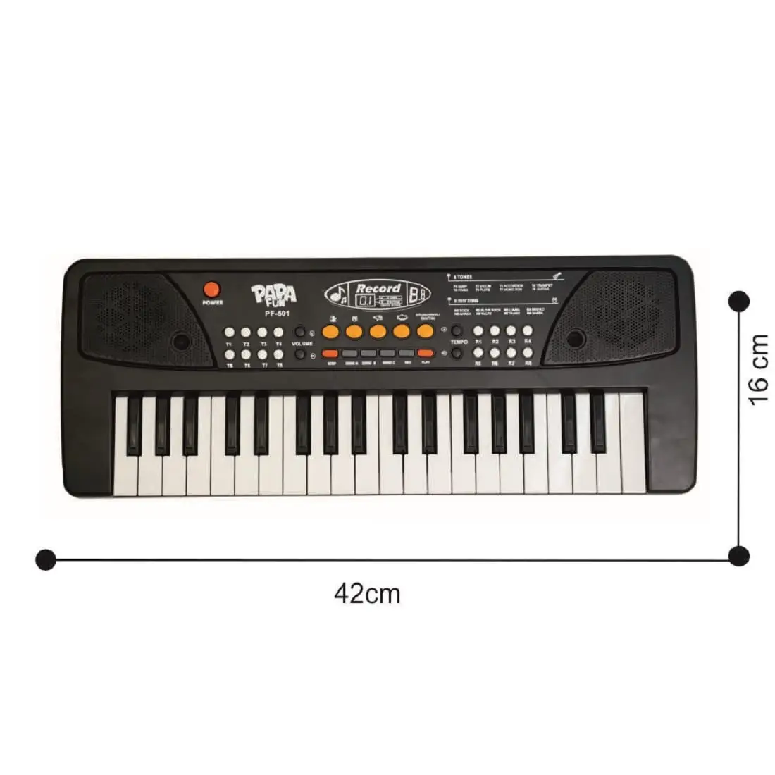 PAPAMI Electronic Piano Keyboard 37 Keys, with Microphone, Musical Toy for Boys & Girls, 3Y+ - Image 3