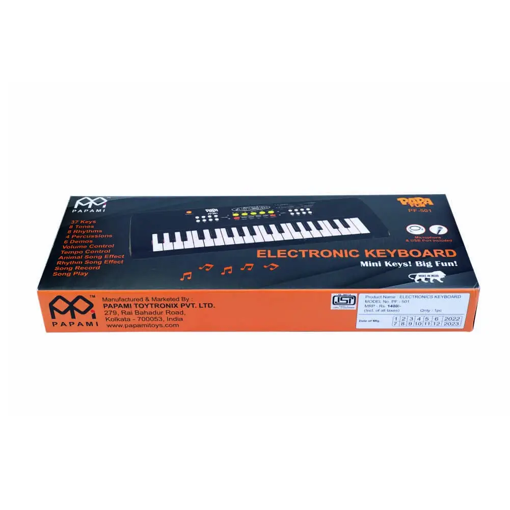 PAPAMI Electronic Piano Keyboard 37 Keys, with Microphone, Musical Toy for Boys & Girls, 3Y+ - Image 4