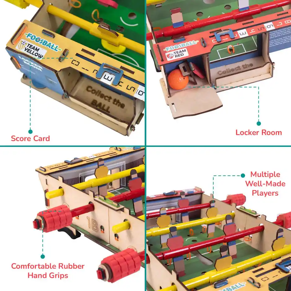 Smartivity Foosball DIY STEM Construction Building Kit, 6Y+ - Image 3