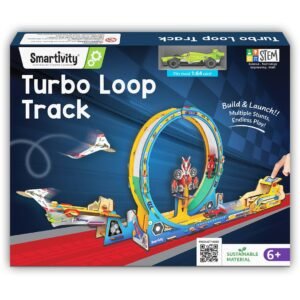 Smartivity Hi-Speed Car Race Turbo Loop Track Set, 6Y+