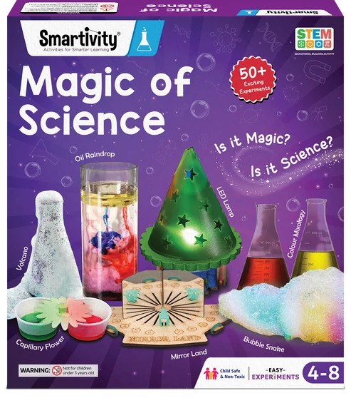 Smartivity Magic Science Kit 50+ Experiments For Juniors 4-8 Years