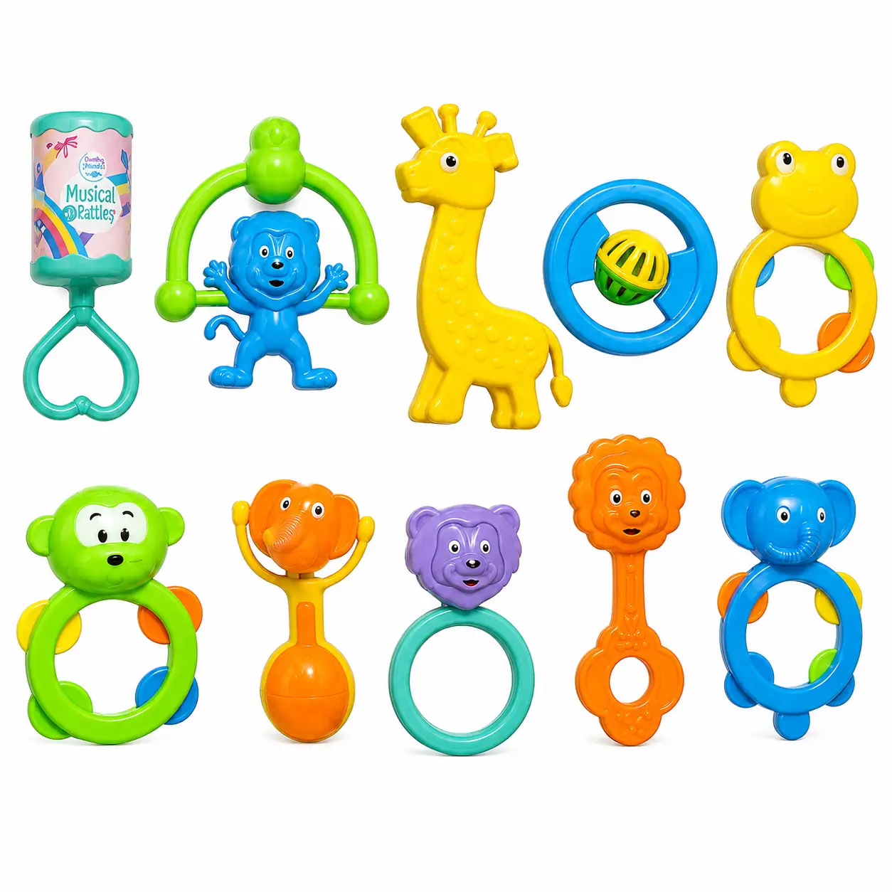 Sunny Happiness 10 Piece Rattle Set - Multicolor, 0M+ - Image 2