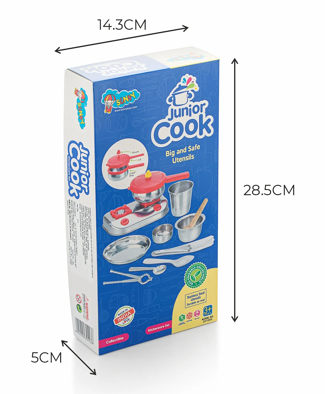 Sunny Junior Cook Kitchen wear Set of 11 Pieces - Multicolor, 3Y+ - Image 4