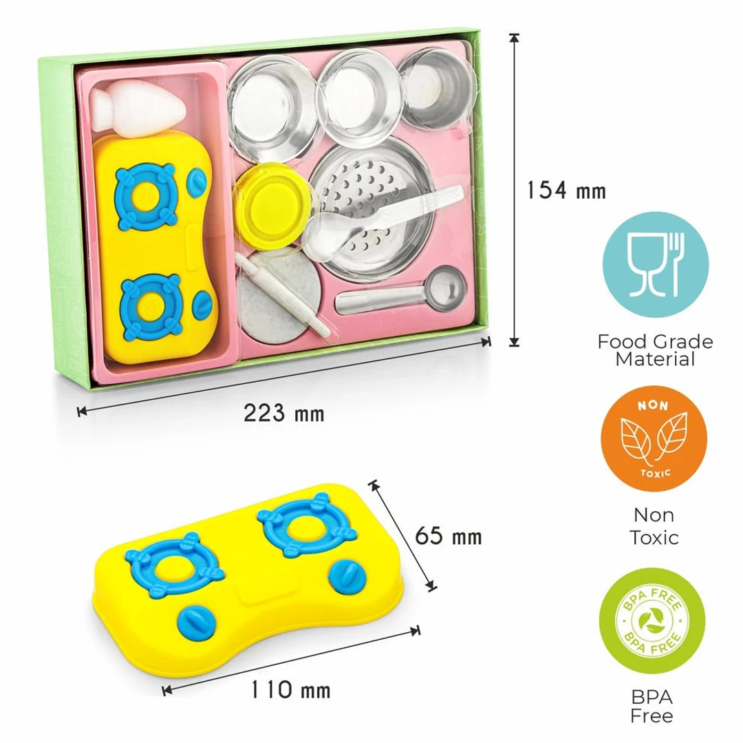Sunny Kitchen Vessels Set Durable with Realistic Design, 3Y+ - Image 2