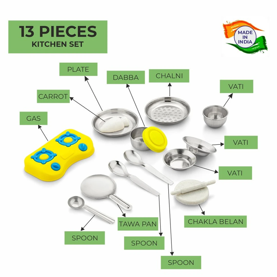 Sunny Kitchen Vessels Set Durable with Realistic Design, 3Y+ - Image 4