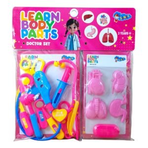 Sunny Learn Body Parts Doctor Set | Pretend Play Medical Kit for Kids | Interactive Doctor Role Play Set for Boys & Girls (Assorted Colours), 3Y+