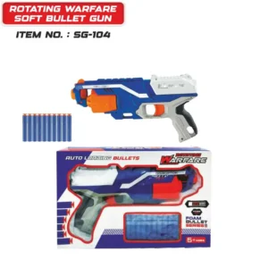 Wonder Toys Rotating Warfare Soft Bullet Gun, 5Y+