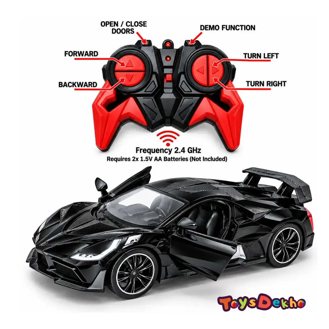 Funskool Volt Rush RC Dash Door X Rechargeable Car, 1:18 Scale, 4+ Years (Multicolor) - Image 3
