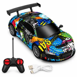 Funskool Volt Rush RC Street X Graffiti Racing Car, 1:24 Scale, Rechargeable, 4Y+ (9438400)